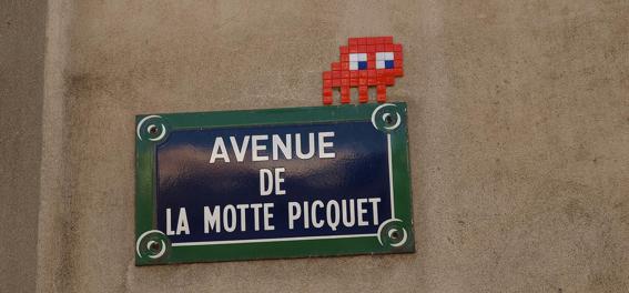 Space Invader Caractère Original Best western Découverte du street art à Paris