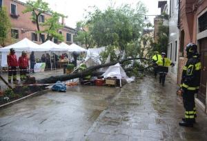 Maltempo et acqua alta à Venise en mai 2013