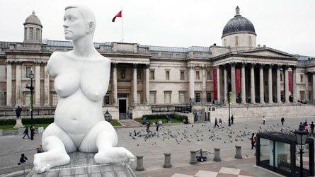 Alison Lapper Pregnant  à Trafalgar Square