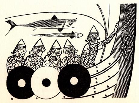 Beowulf (1) - illustration par Severin - 1954