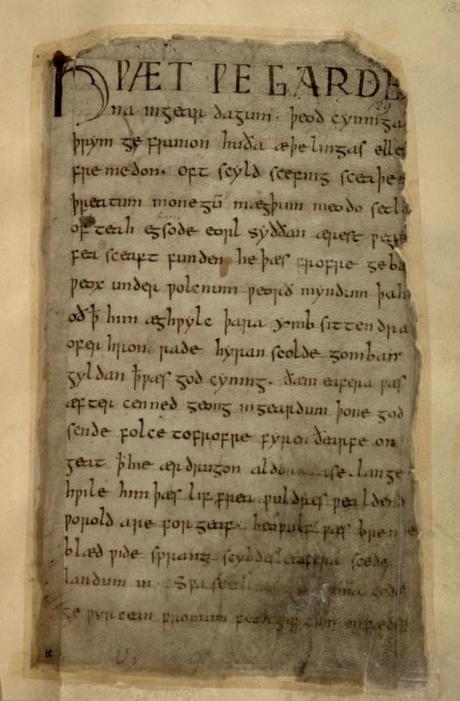 Beowulf first page