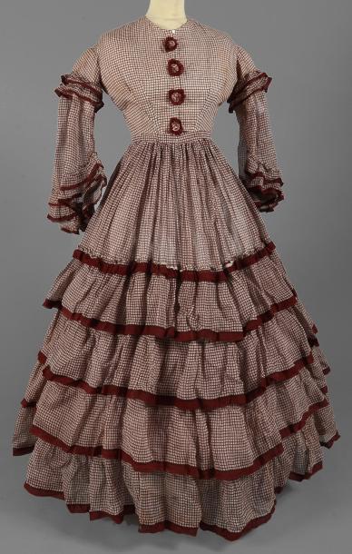 Robe vers 1850