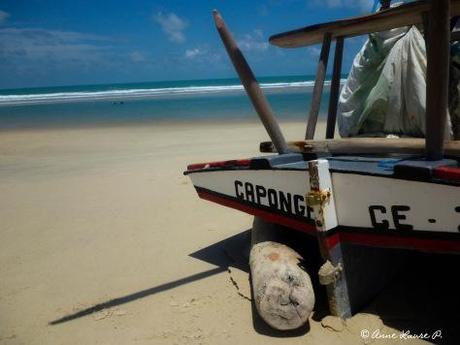 Sur la plage de Caponga, Ceara, Brésil