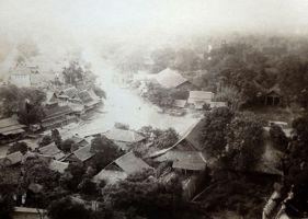 Klong Banglumpoo, Bangkok 1880 Image source eclectic-paper, United States