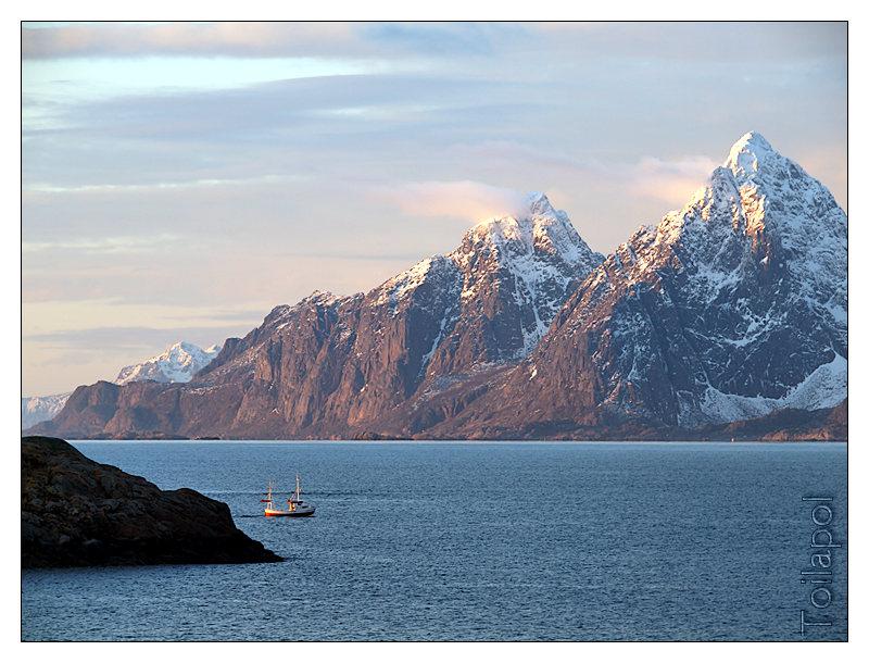 Lofoten - Norvège : superbe photosphère 360° depuis l'île de Skrova