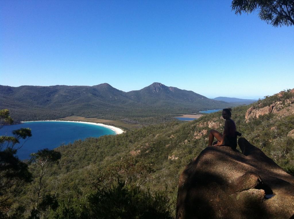 vue sur wineglass bay