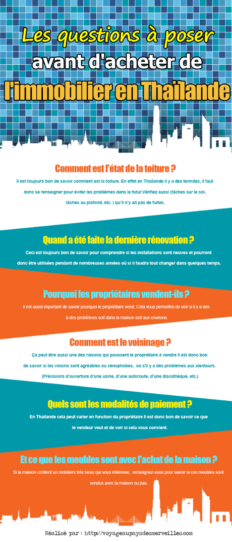 Poser vous les bonne questions  avan d'acheter de l'immobilier en Thaïlande