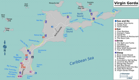 carte de Virgin Gorda