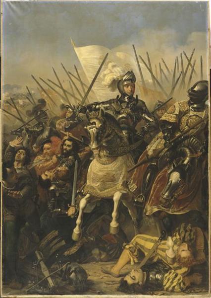 Bataille d'Agnadel, Pierre-Jules Jollivet (1837)
