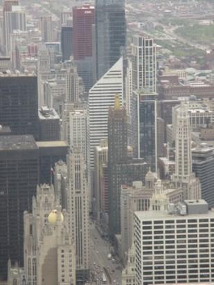 Vue Chicago depuis John Hancock Center