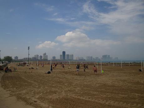 Plage du lac Michigan Chicago