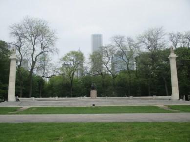 Millénium Park et Statue de Lincoln Chicago