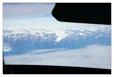 Groenland : 6 mn de survol de glaciers, presque comme si on y était