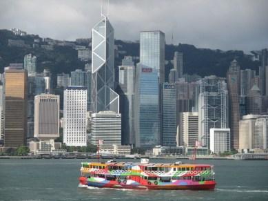 bateau baie de Hong Kong