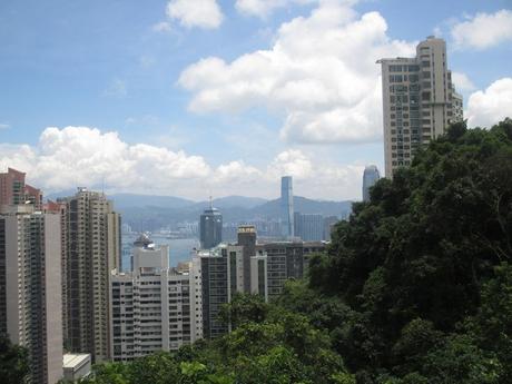 vue du peak tram Hong Kong