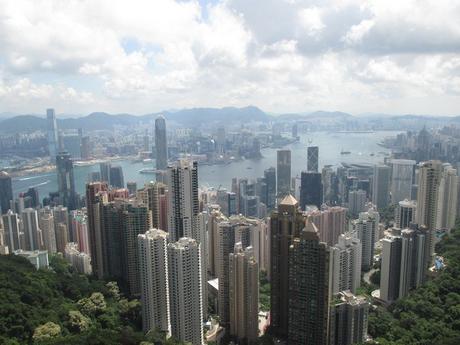 vue sur la baie de Hong Kong