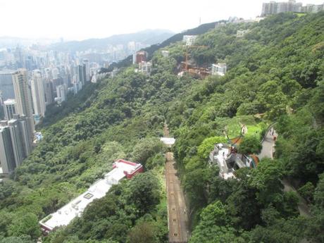 la voie du peak tram Hong Kong