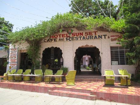 restaurant sunset Pushkar