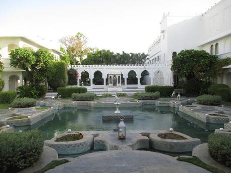 Patio du Lake palace Udaipur