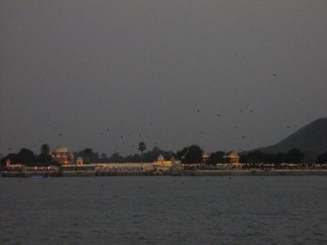 lac Pichola de nuit