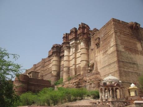 aux pieds de la forteresse Jodhpur