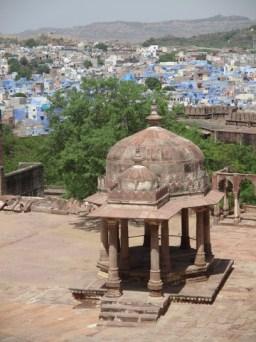 sur les murailles du fort Jodhpur