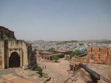 sur les murailles du fort Jodhpur