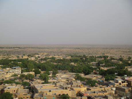 vue sur le désert Jaisalmer