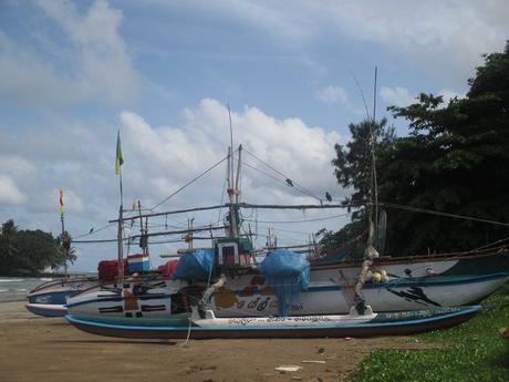 bateaux traditionnels Sri Lanka