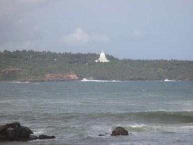 vue depuis Fort de Galle temple bouddhiste