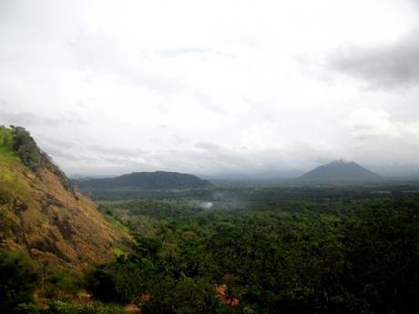 vue sur vallée depuis Rock temple