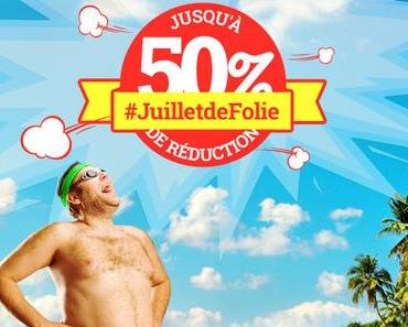 Nous sommes devenus fous! 50% de réduction sur votre appartement #JuilletdeFolie