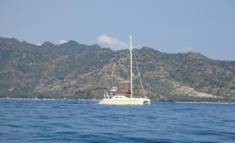 Côte Lombok depuis Gili Air