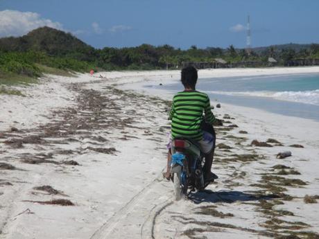 moto plage A'an Lombok