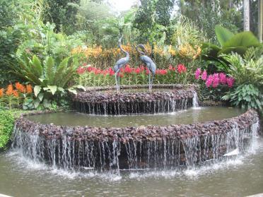 fontaine jardin botanique Singapour