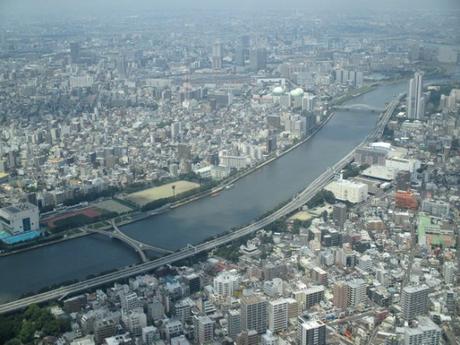 vue Tokyo depuis le sky tree