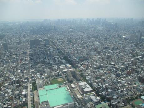 vue Tokyo depuis le sky tree