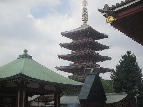pagode Temple Senso-Ji Tokyo
