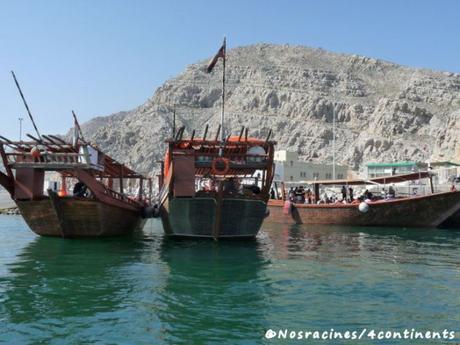 Une excursion en boutre dans la région des fjords d’Arabie Les boutres du port de Khasab, Musandam