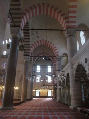 intérieur mosquée Soliman le magnifique Istanbul