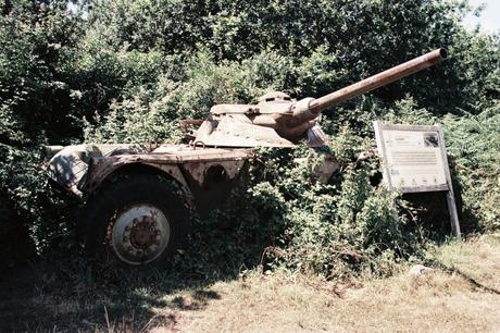 Crozon - tank abandonné