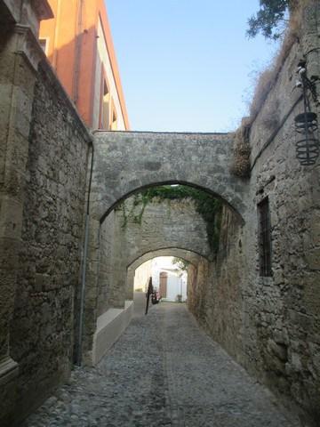 rue cité médiévale de Rhodes