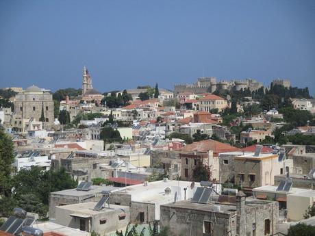 vue cité médiévale Rhodes