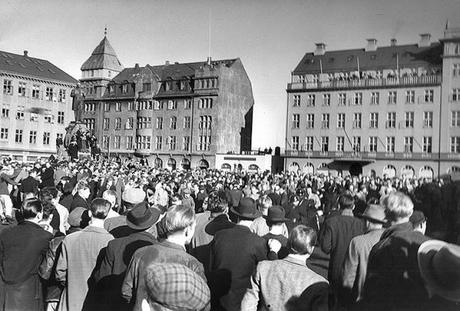 Manifestation anti OTAN (1949) / © Morgunblaðið