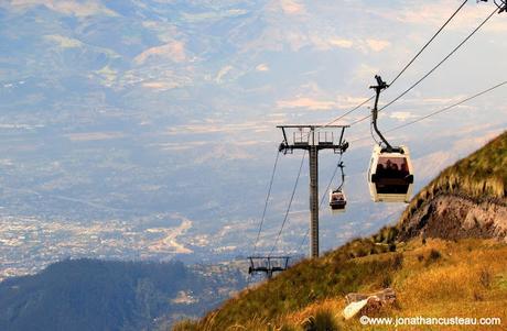 Le téléphérique et le volcan Pichincha