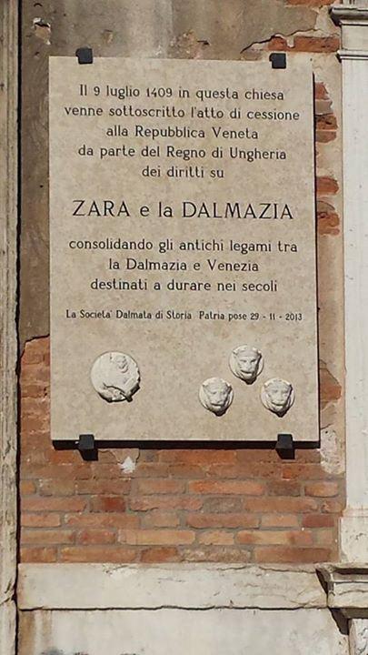 Zara et la Dalmatie 9 luglio 1409