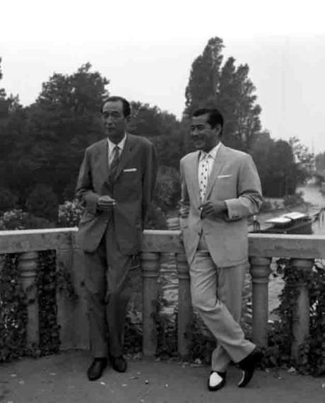 Akira Kurosawa et Tishiro Mifune