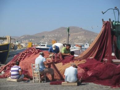 pêcheurs Naoussa Paros