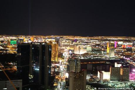 Vue sur Las Vegas, du haut de la Stratosphere