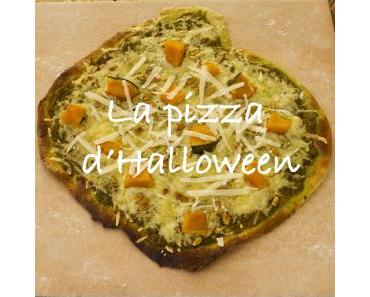 Home Made #pizza : La pizza d’Halloween au pesto